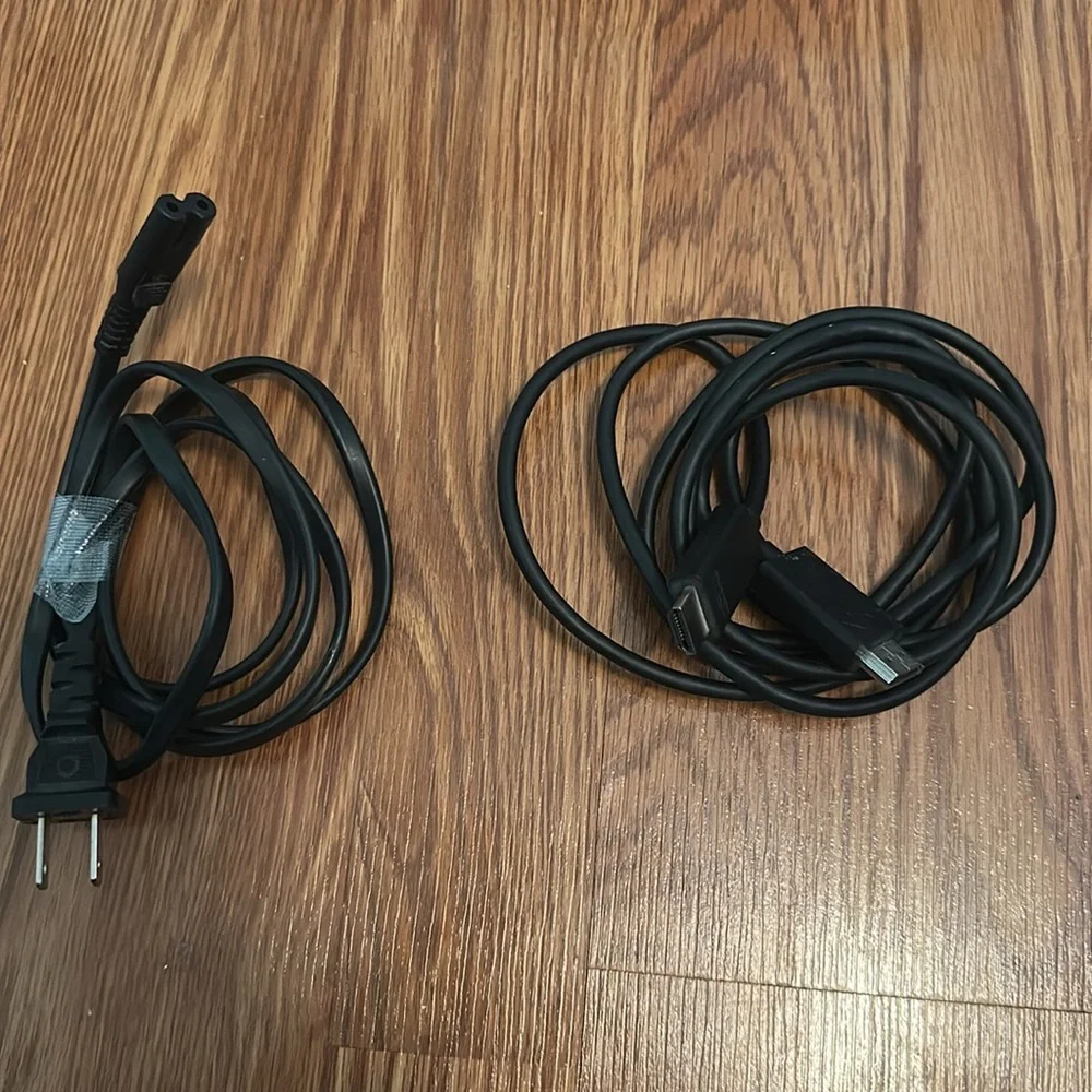 Microsoft xbox one console, controller, and hdmi cable.
